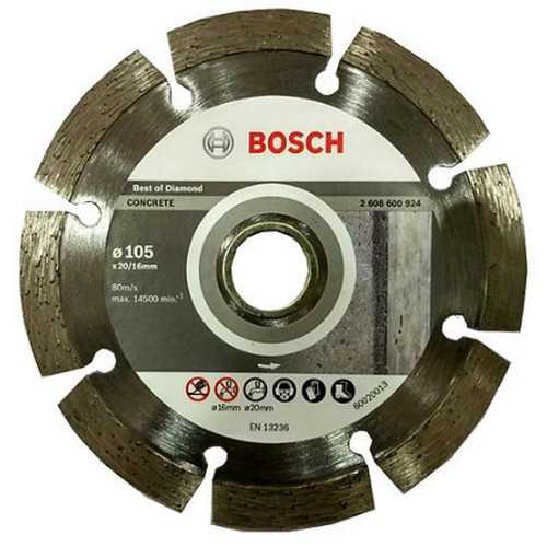 BOSCH  ใบเพชร 4 นิ้ว รุ่นโปร สีขาว เทา