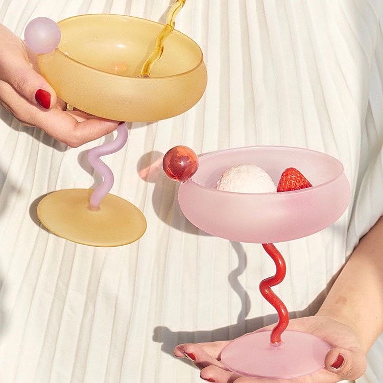 Jelly bean twist glass (Pre-order)
