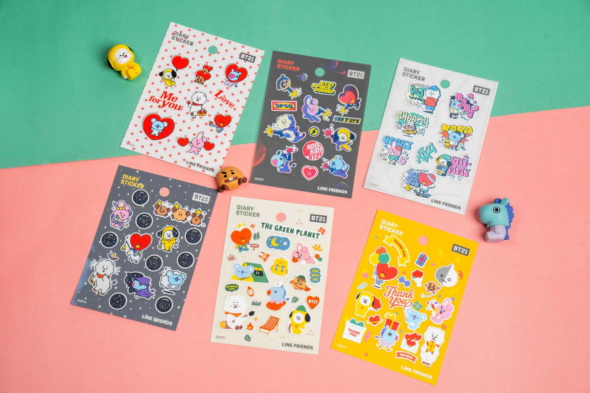 BT21 DIARY STICKER