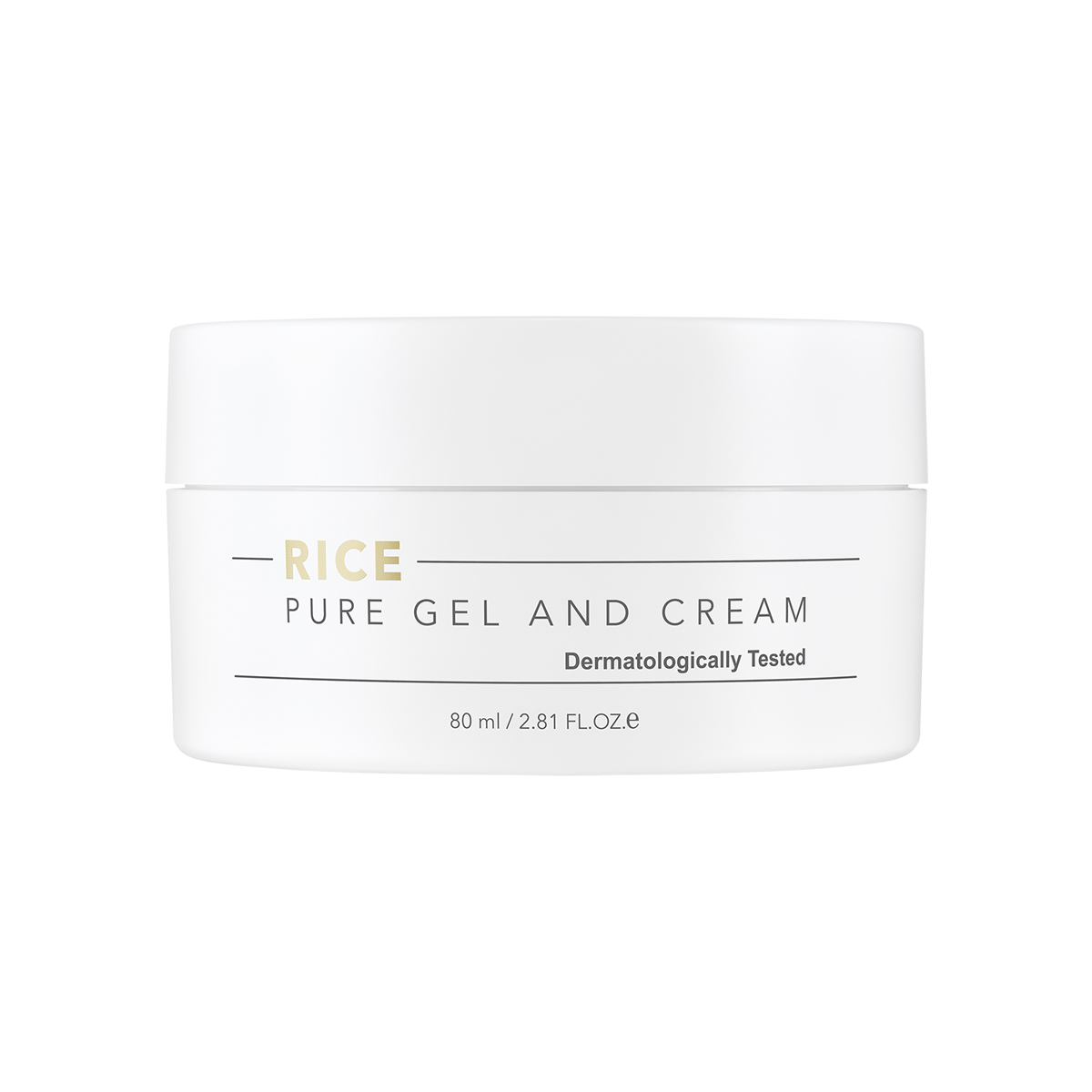 Rice Pure Gel And Cream ครีมและเจลบำรุงเพื่อปลอบประโลมผิว มีชีวิตชีวา