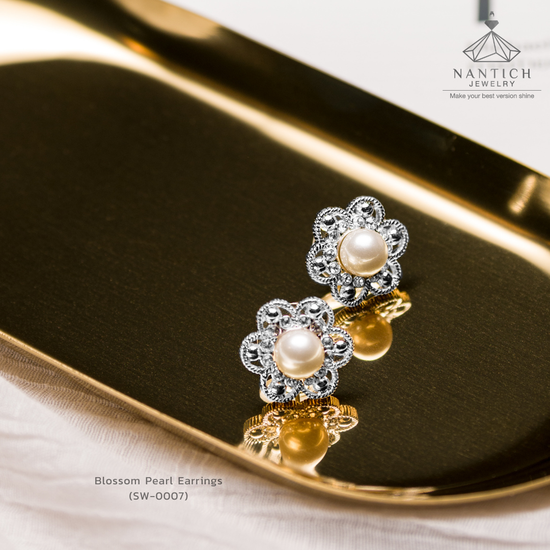Blossom Pearl Earrings (SW-0007)