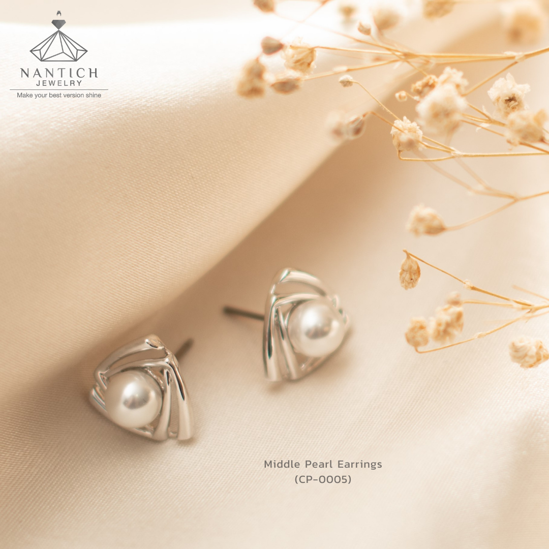 Middle Pearl Earrings (CP-0005)