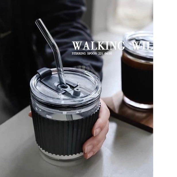 ▫️▪️𝙲𝚊𝚏𝚎 𝙷𝚘𝚙𝚙𝚒𝚗𝚐 𝙲𝚞𝚙▪️▫️ แก้วกาแฟ แก้วมีฝา สายคาเฟ่ 𝙈𝙞𝙣𝙞𝙢𝙖𝙡 