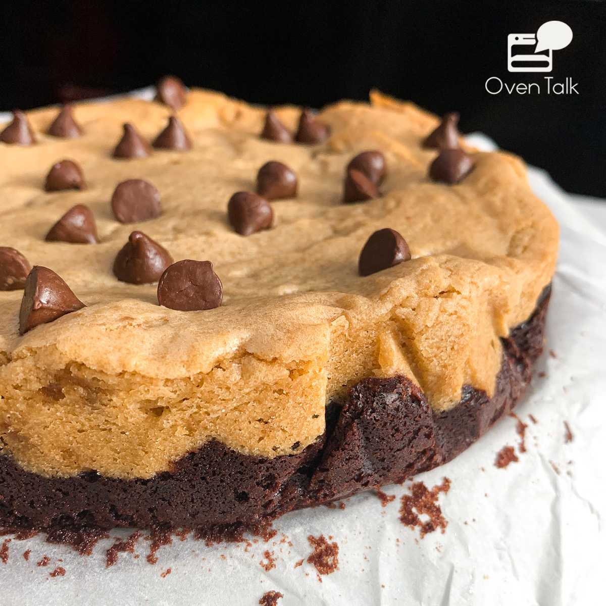 ของกินขายดี  - Brookie หน้าช็อกโกแลตชิฟ ขนาด 1 ปอนด์
