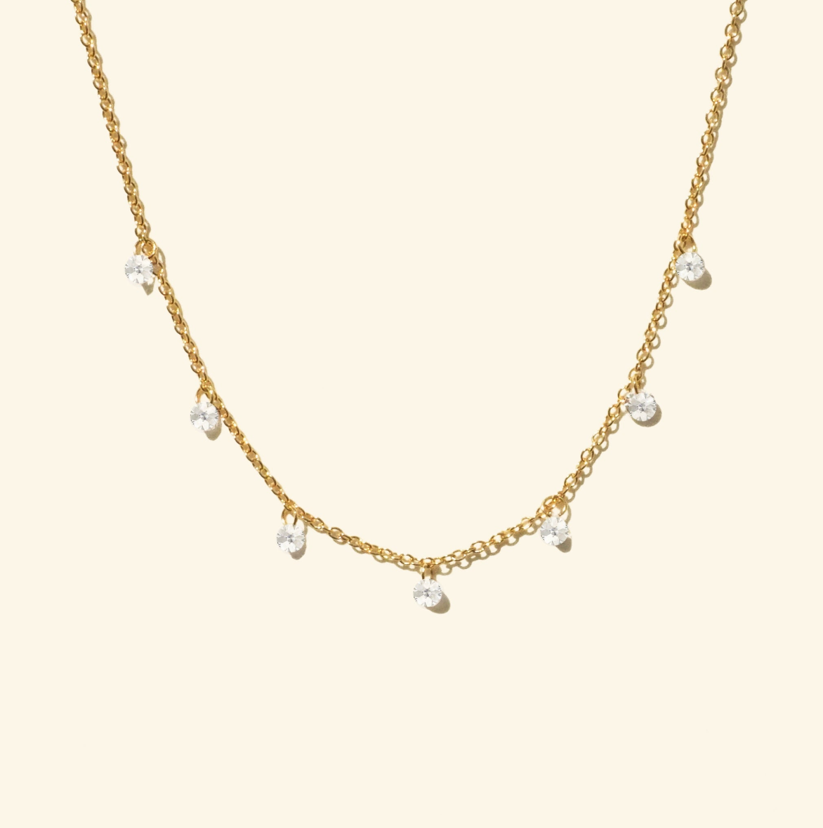 สร้อยโชคเกอร์คริสตัลเกล็ดหิมะ (Snowflakes Choker)