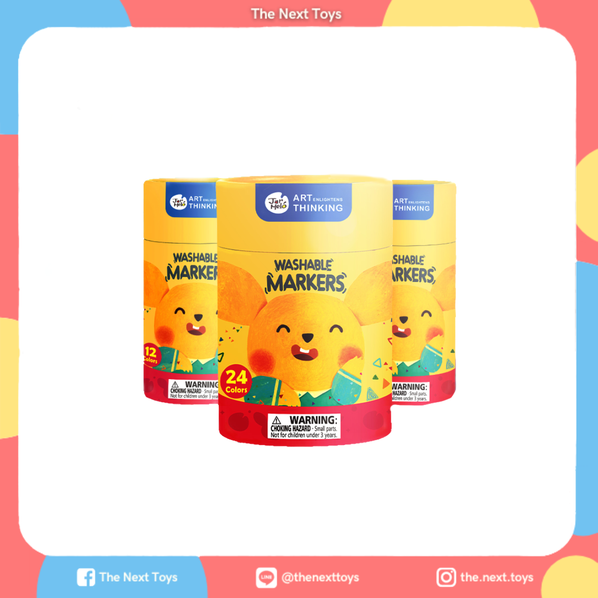 Baby Roo Washable Markers ปากกาเมจิกสำหรับเด็ก