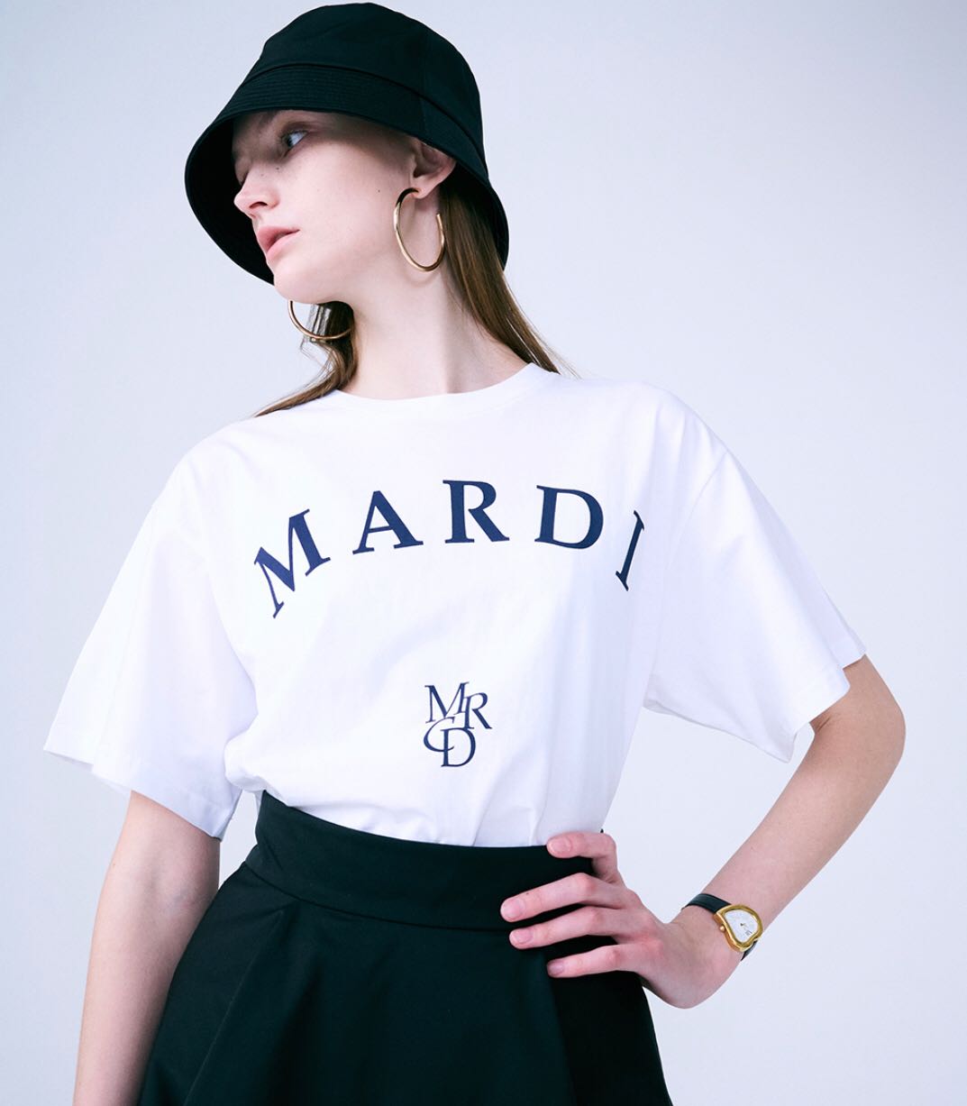 [PRE-ORDER] TSHIRT LOGO MRCD_WHITE NAVY