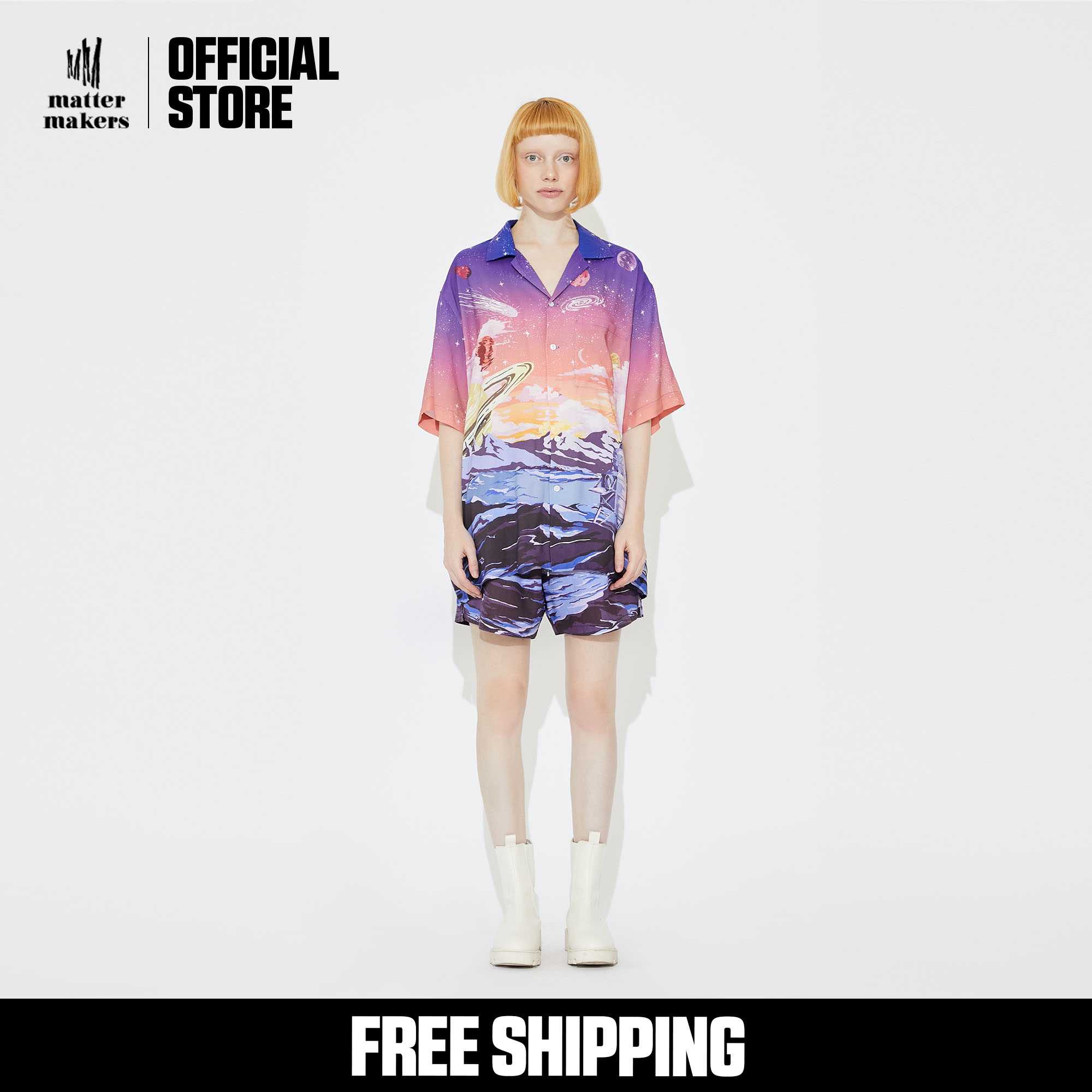 Across the universe print shorts