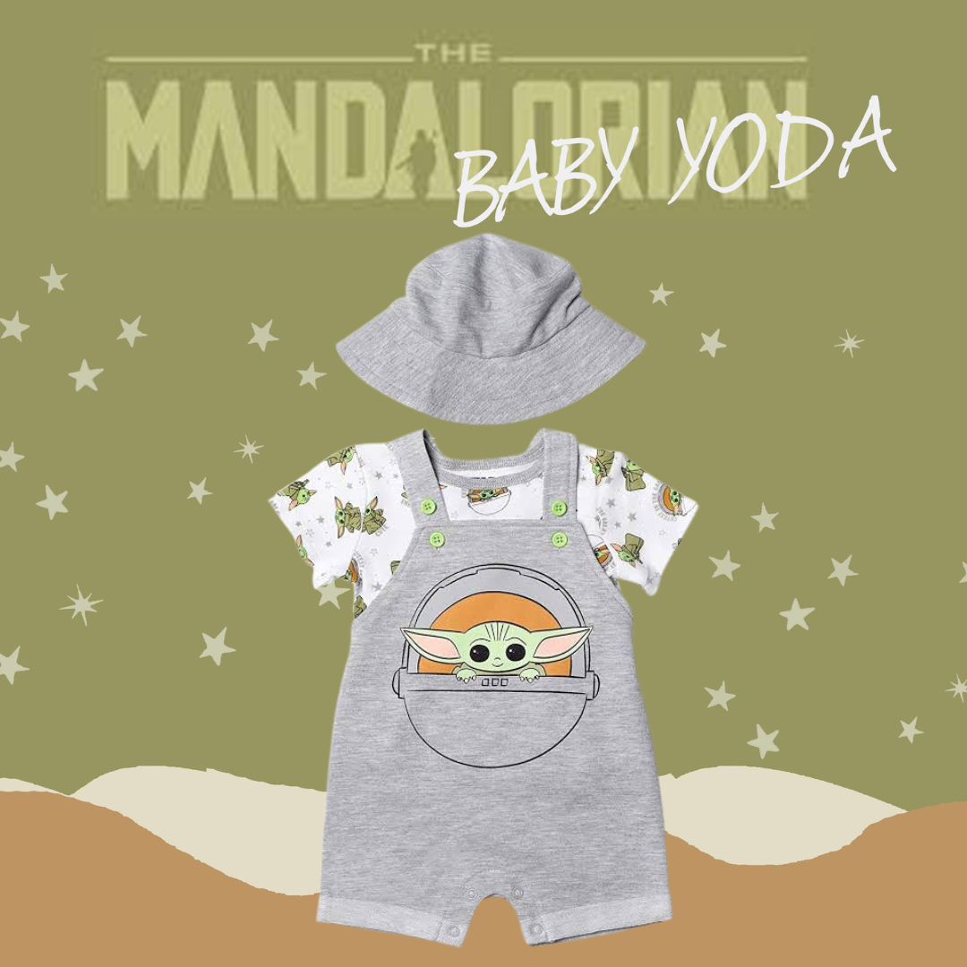 Baby Yoda Shorts/ TShirt / Sunhat