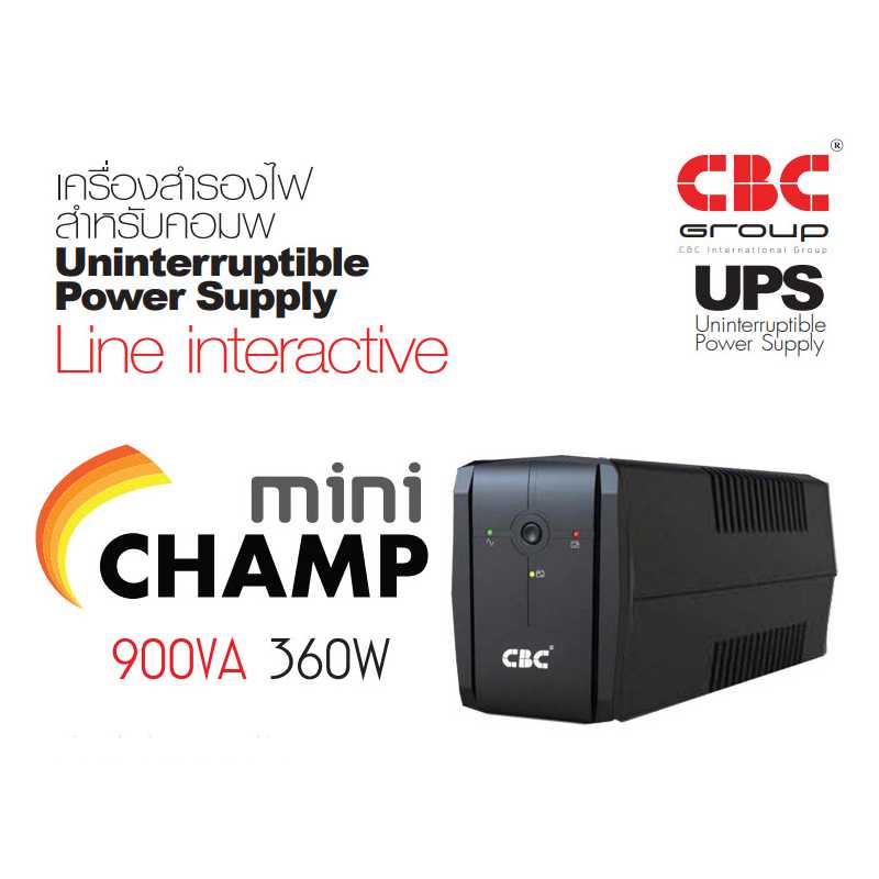 UPS CBC 900VA 360W CHAMP MINI