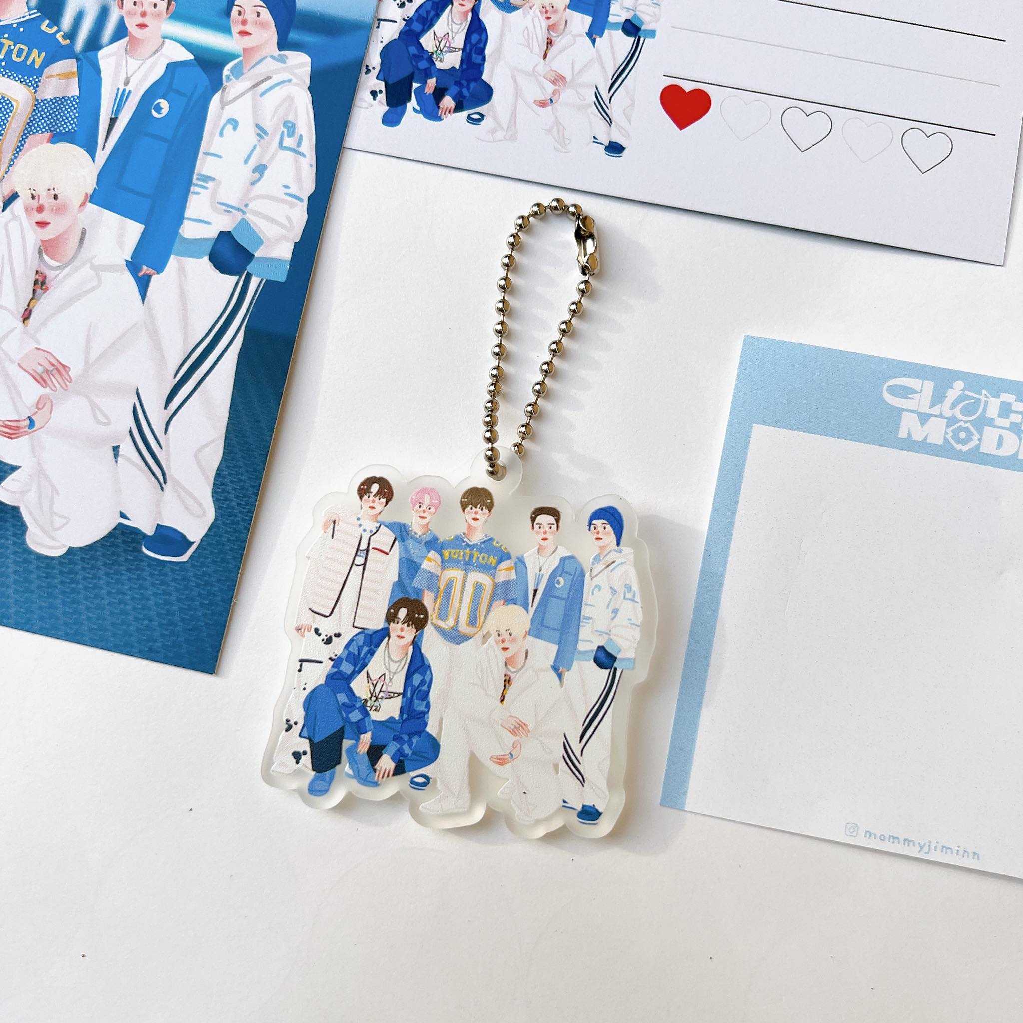 Keychain NCT Glitch All V.2  by mommyjiminn