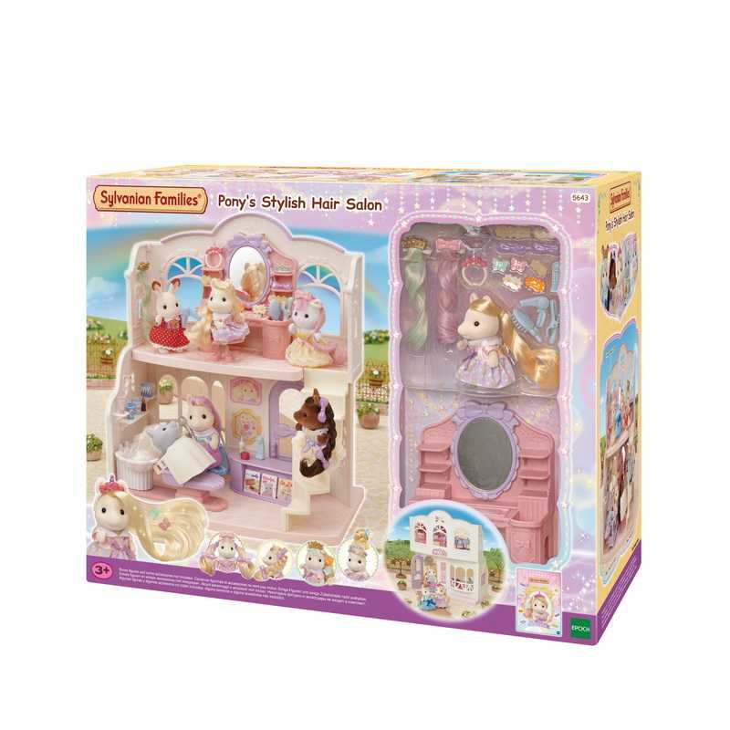 Sylvanian Families Pony's Stylish Hair Salon / ซิลวาเนียน ร้านแต่งผมโพนี่