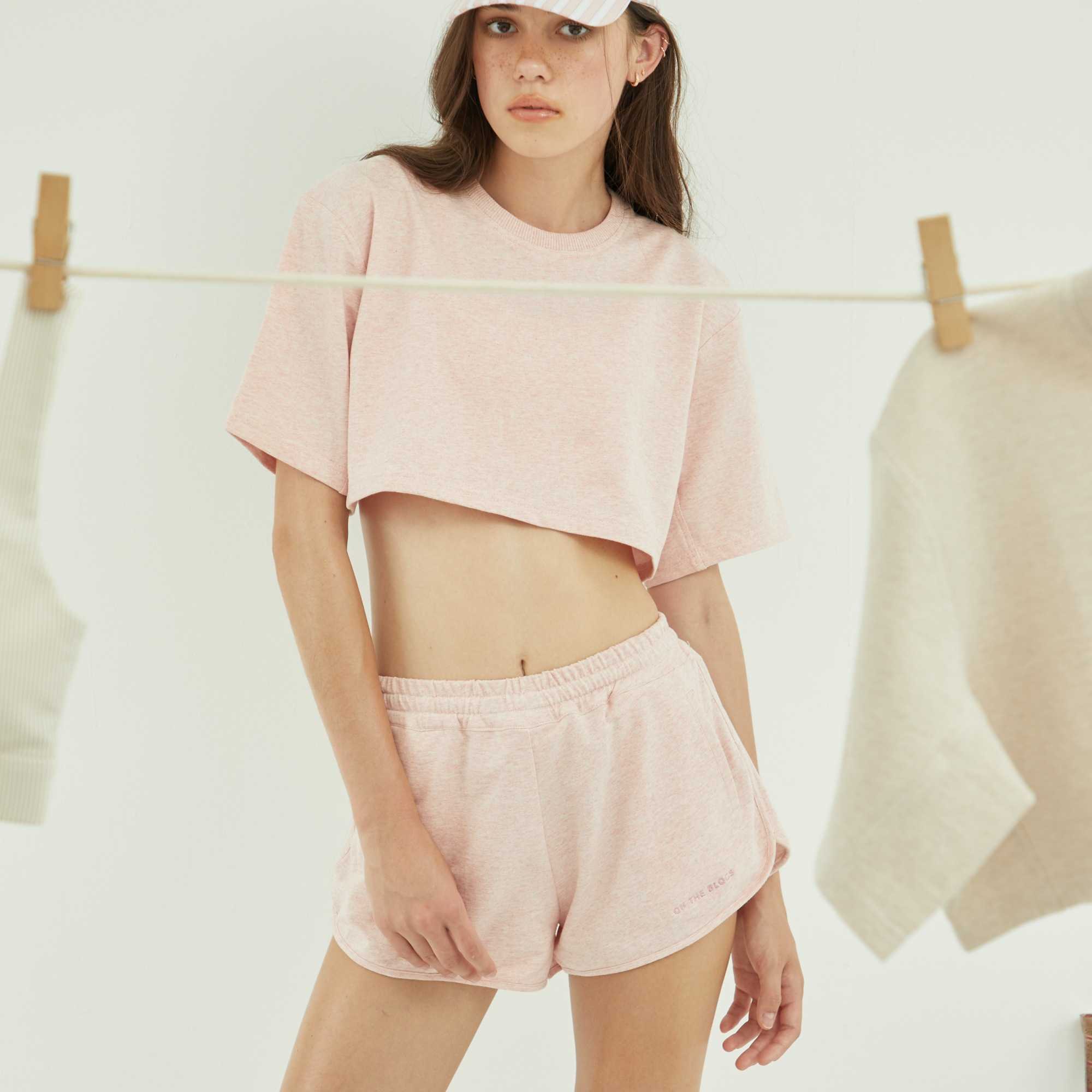 Summer Shorts in Light Pink