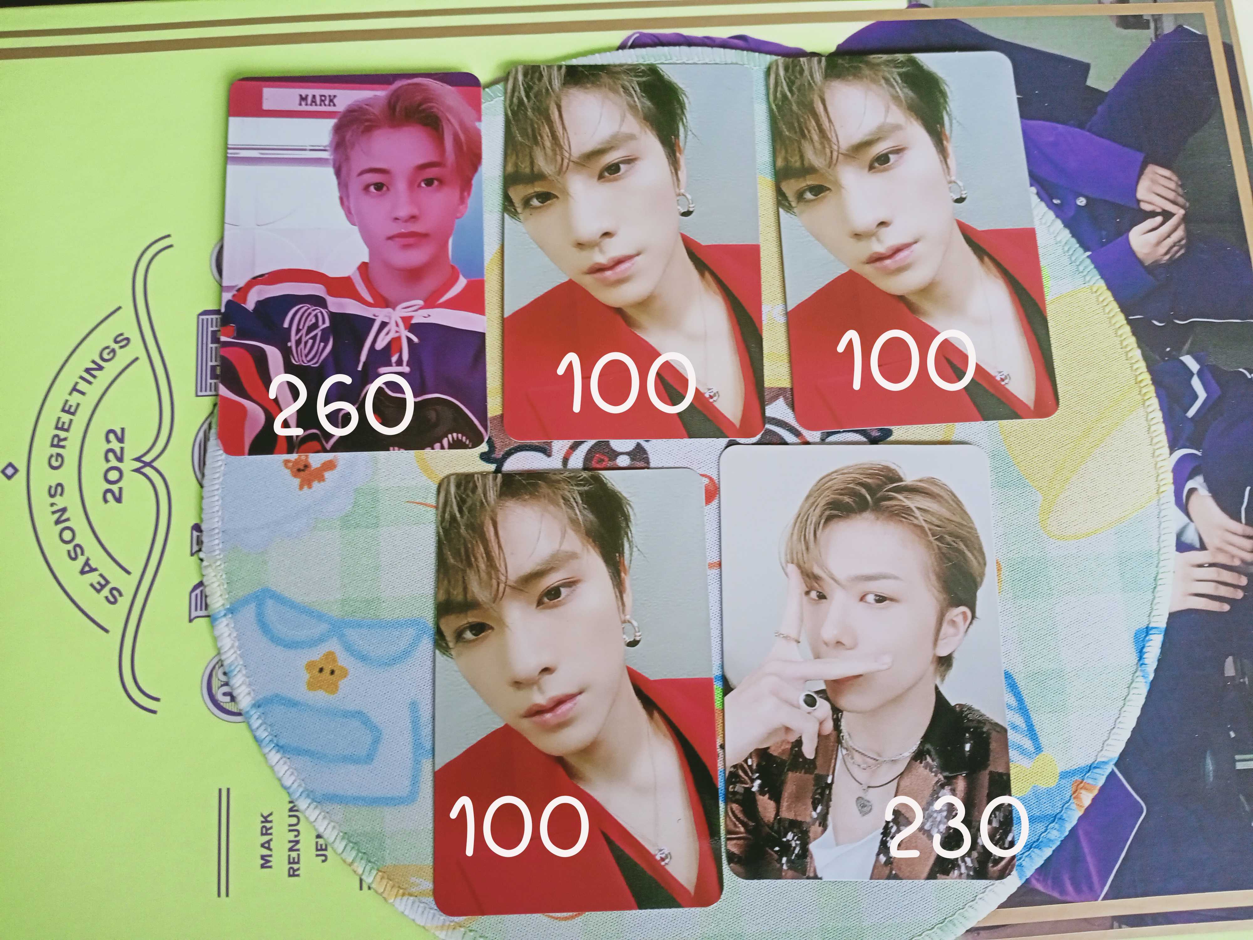「พร้อมส่ง 」CARD #มาร์คลี #เซียวจวิ้น #จีซอง