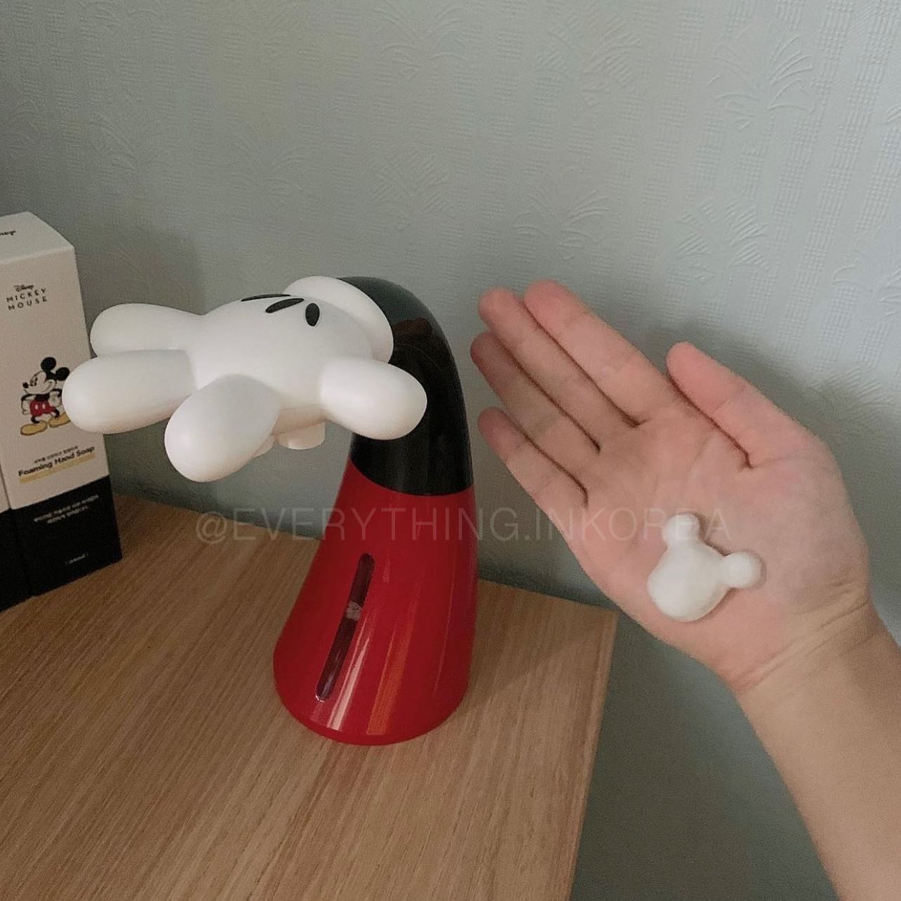 (พรีออเดอร์) Mickey Mouse  Automatic Soap Dispenser  เครื่องจ่ายโฟมล้างมือแบบอัตโนมัติ