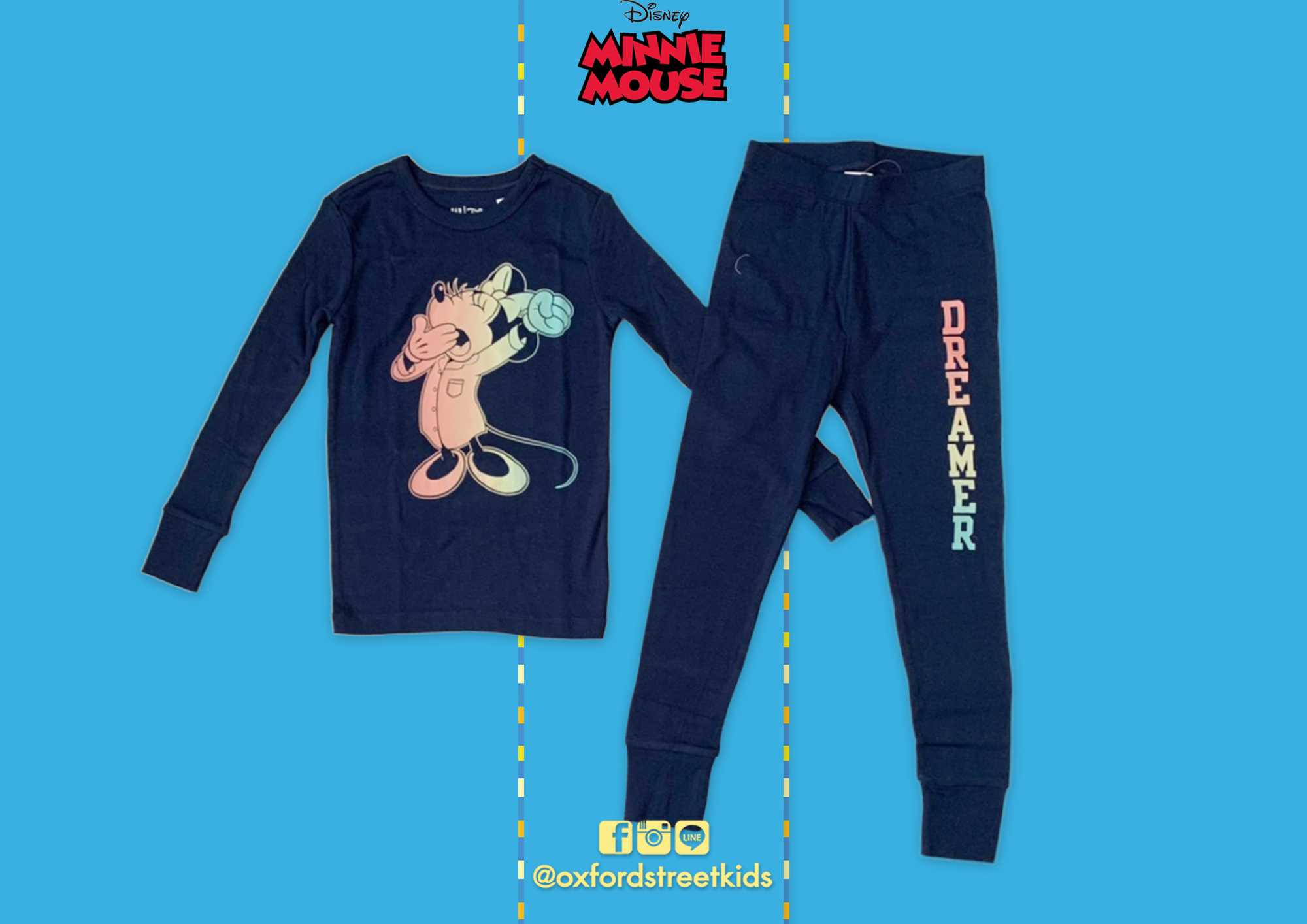 𝐒𝐀𝐋𝐄❗️ [3-6Y] GapKids | Disney Minnie Mouse Pyjamas Set ชุดนอน มินนี่ เมาส์