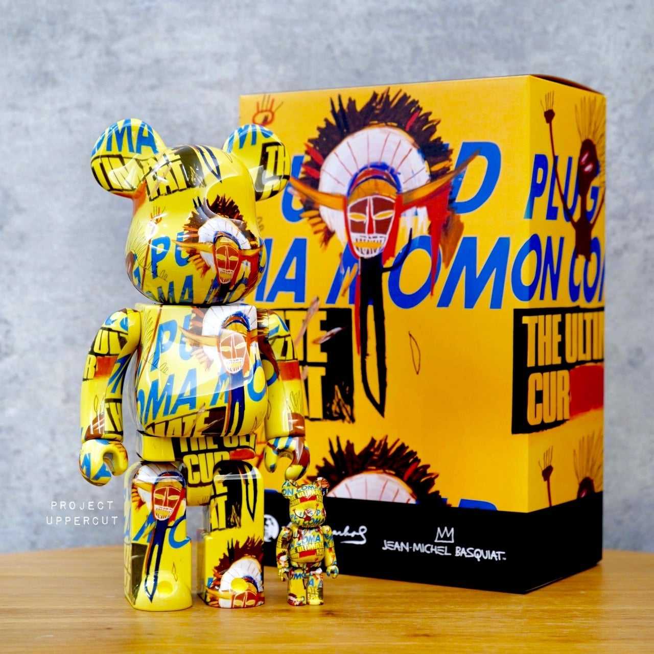BE@RBRICK 400%+100% ANDY WARHOL x JEAN-MICHEL BASQUIAT #3 [New]