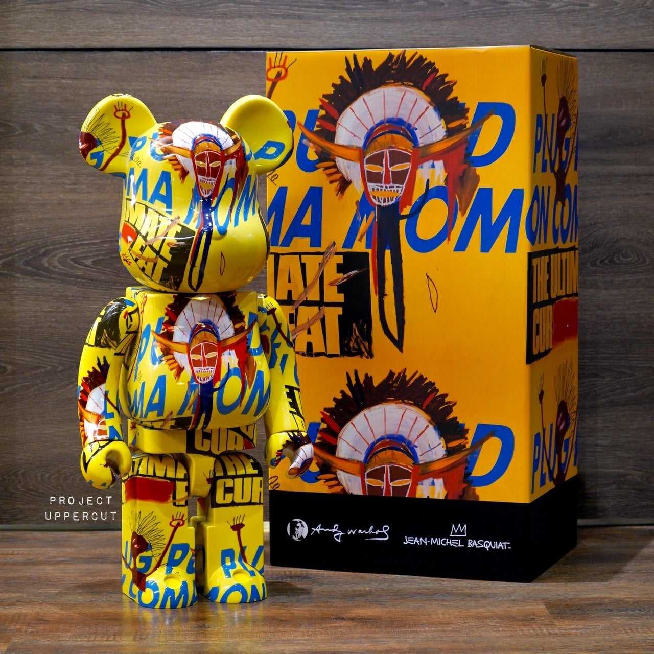 BE@RBRICK 1000% ANDY WARHOL x JEAN-MICHEL BASQUIAT #3 [New]