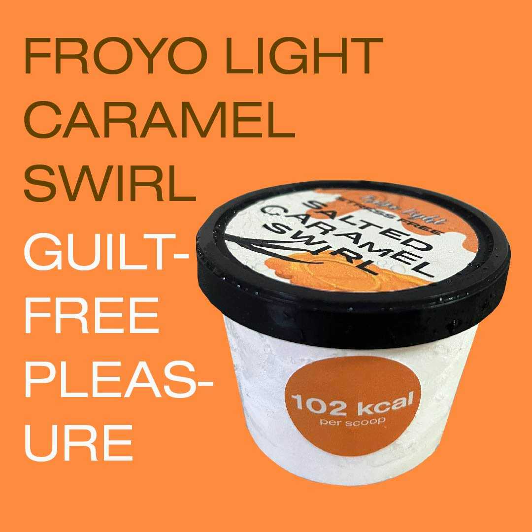 Salted caramel swirl (MiniCup) - Light Froyo