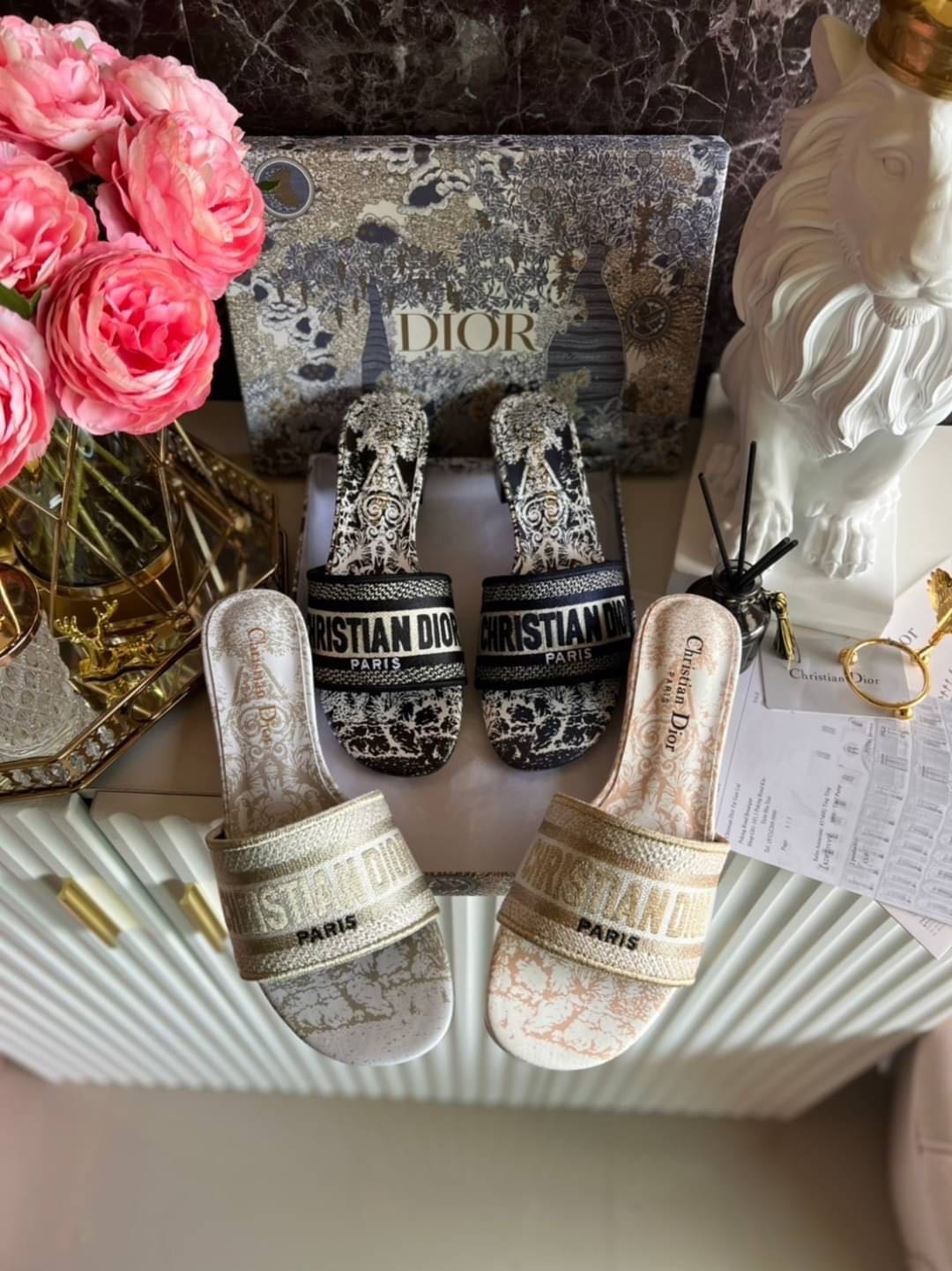 Dior heel sandals