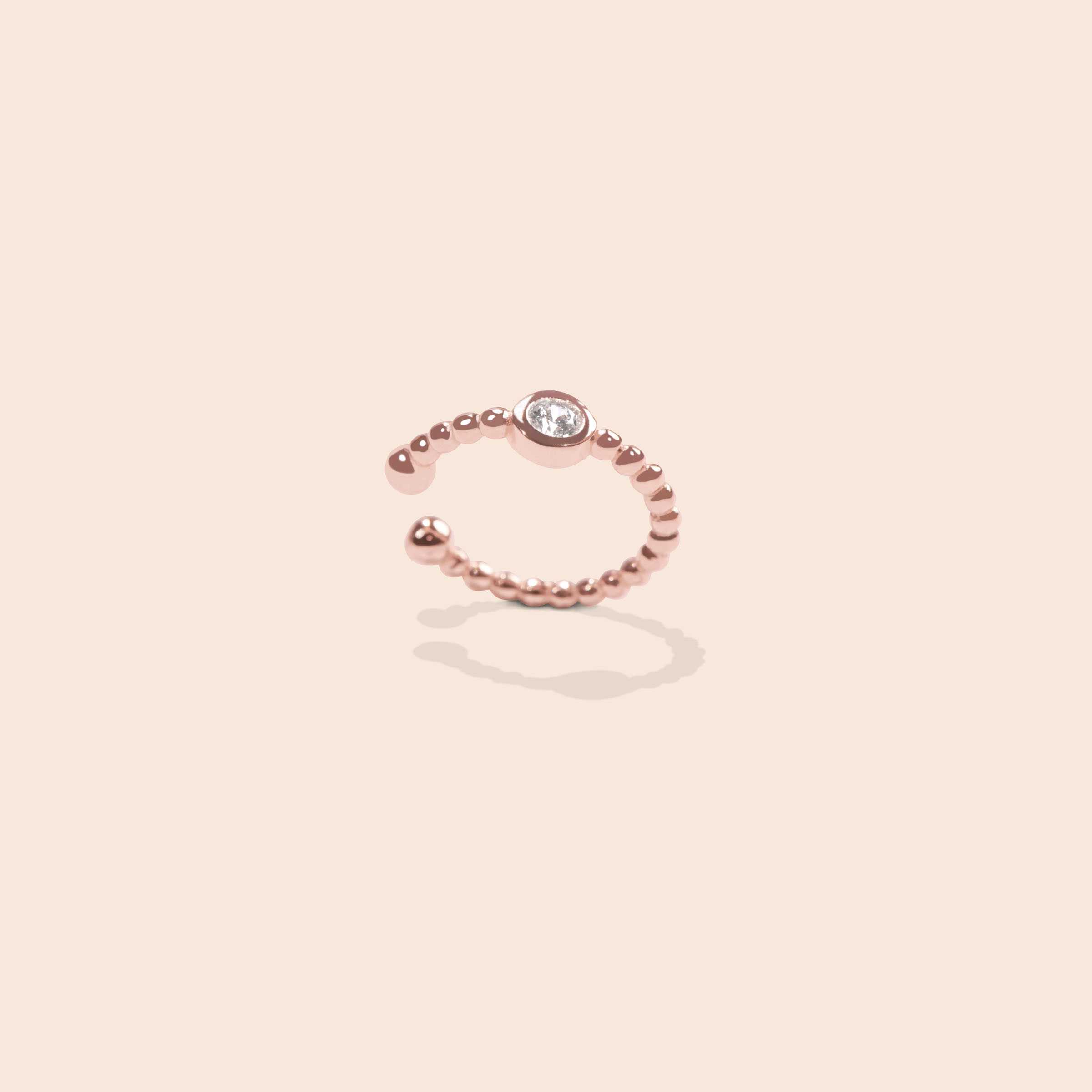 GEMMAPIECE ต่างหูหนีบ Diamond Carvier Earcuff