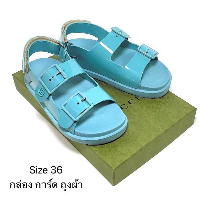 New Gucci glossy sandals 