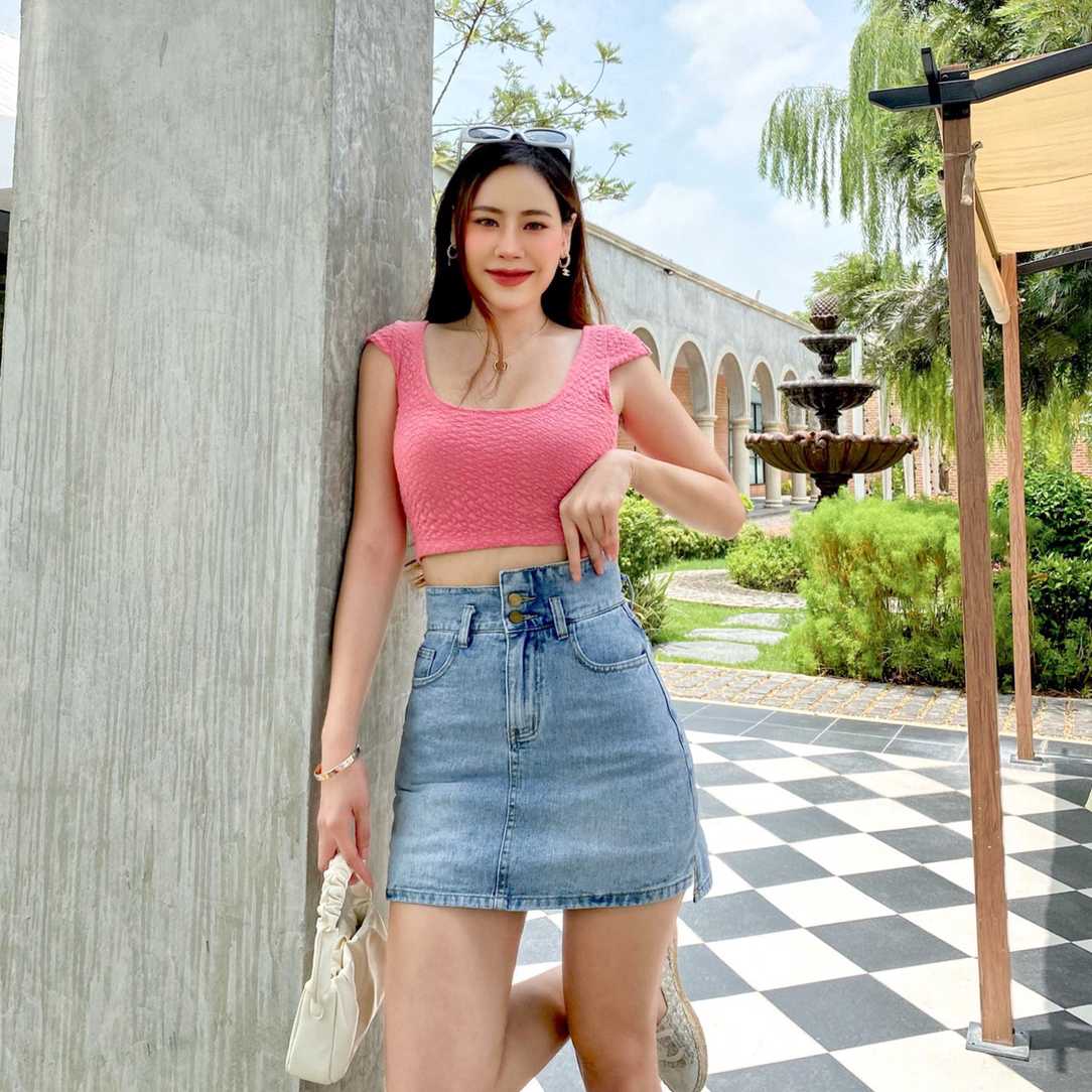 TLP0393 Olivia Denim Skirt
