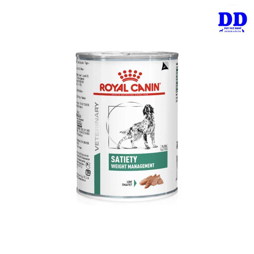 (12กระป๋อง)_Royalcanin Satiety can 12กระป๋อง อาหารสุนัขโรคอ้วน ลดน้ำหนัก คุมน้ำหนัก