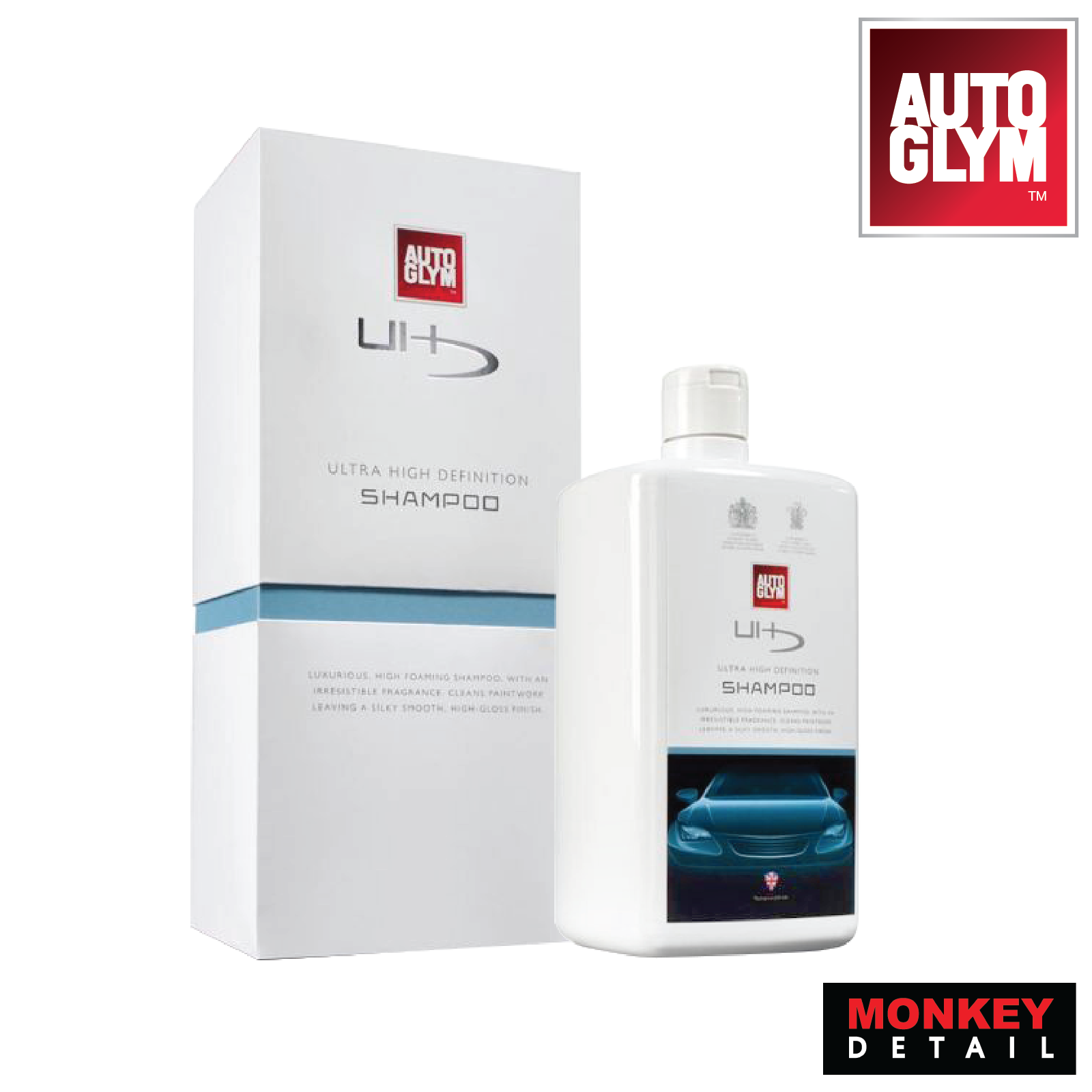 แชมพูล้างรถผสมแว็กซ์ เพิ่มความเงาสีชนิดพิเศษ 1000 มล. - Autoglym Ultra High Definition Shampoo