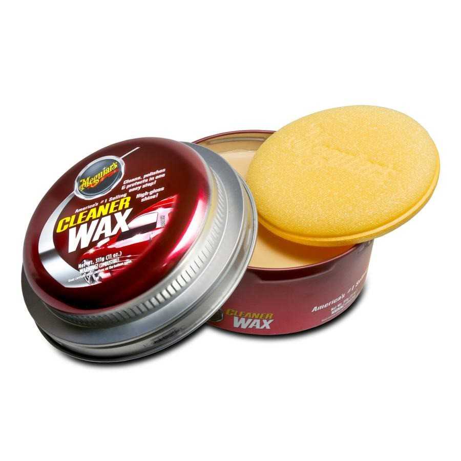 คลีนเนอร์แว็กซ์ แว็กซ์ขัดเคลือบสี ชนิดขี้ผึ้ง - Meguiars A1214 Cleaner Wax Paste
