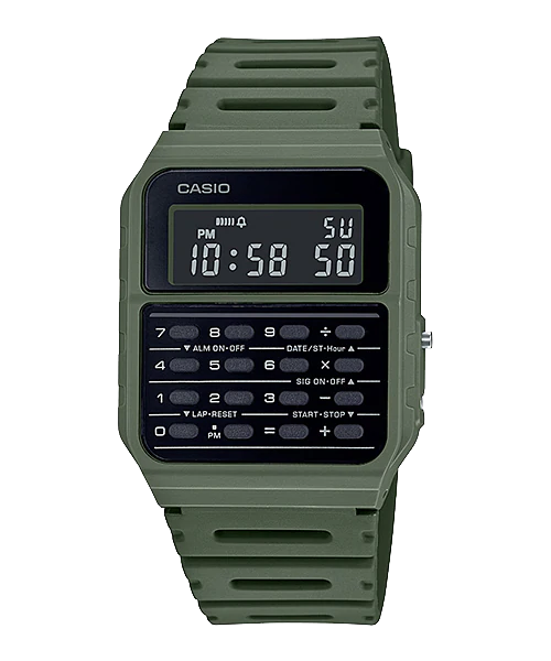 CASIO นาฬิกาคาสิโอ พร้อมส่ง นาฬิกาข้อมือ นาฬิกาของแท้ ประกันศูนย์ CMG 1 ปี รุ่น CA-53WF-3B