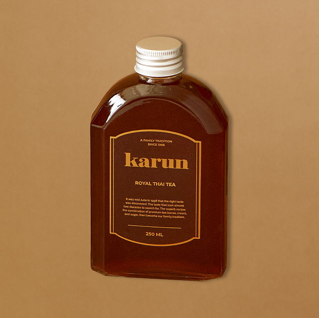 Karun Thai Tea Black Tea (Bottle) 250ml. 0%