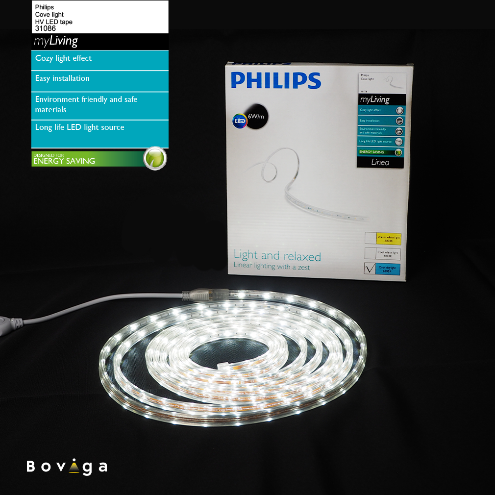 ไฟเส้น LED ฟิลิปส์  Philips ยาว 5 เมตร Strip Light มีสองแสง ขาว ขาวส้ม ไฟติดผนัง ไฟซ่อนฝ้า