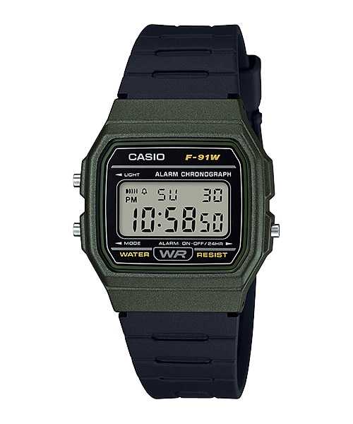 CASIO นาฬิกาคาสิโอ พร้อมส่ง นาฬิกาข้อมือ นาฬิกาของแท้ ประกันศูนย์ CMG 1 ปี รุ่น F-91WM-3A