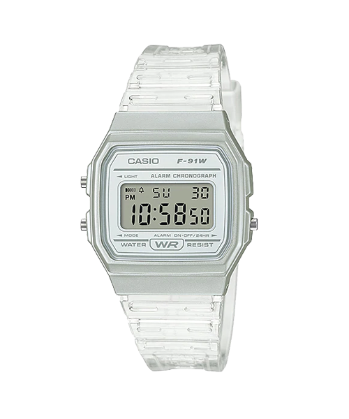 CASIO นาฬิกาคาสิโอ พร้อมส่ง นาฬิกาข้อมือ นาฬิกาของแท้ ประกันศูนย์ CMG 1 ปี รุ่น F-91WS-7