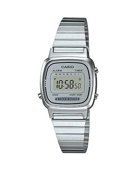 CASIO นาฬิกาคาสิโอ พร้อมส่ง นาฬิกาข้อมือ นาฬิกาของแท้ ประกันศูนย์ CMG 1 ปี รุ่น LA670WA-7D