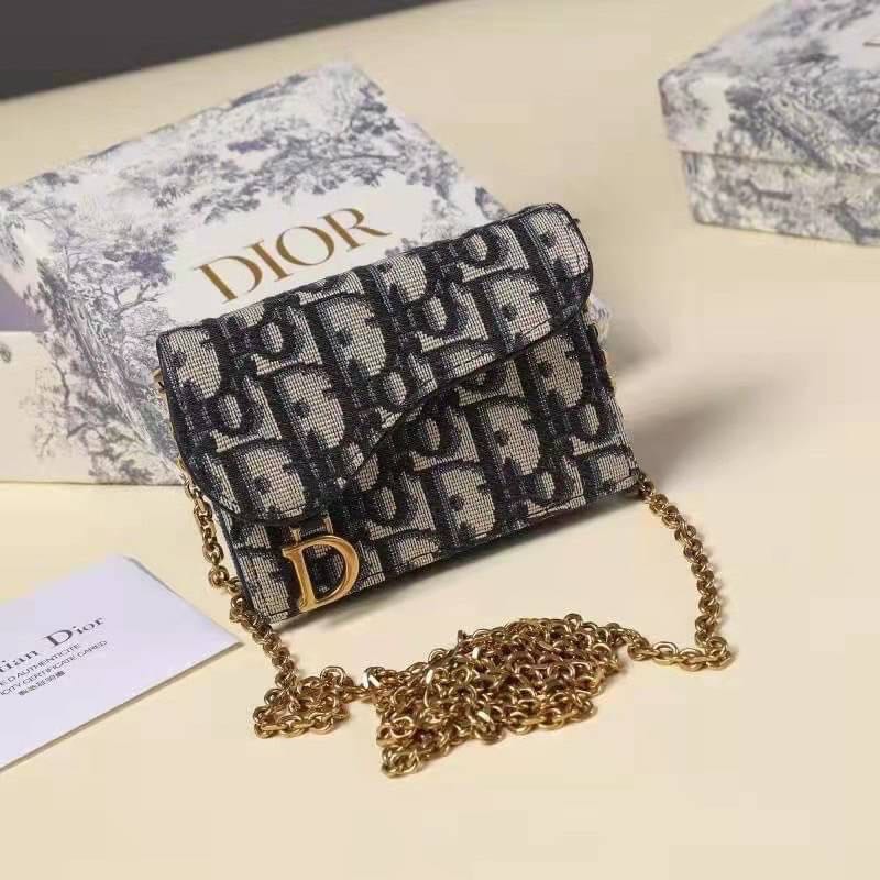 Dior saddle nano pouch