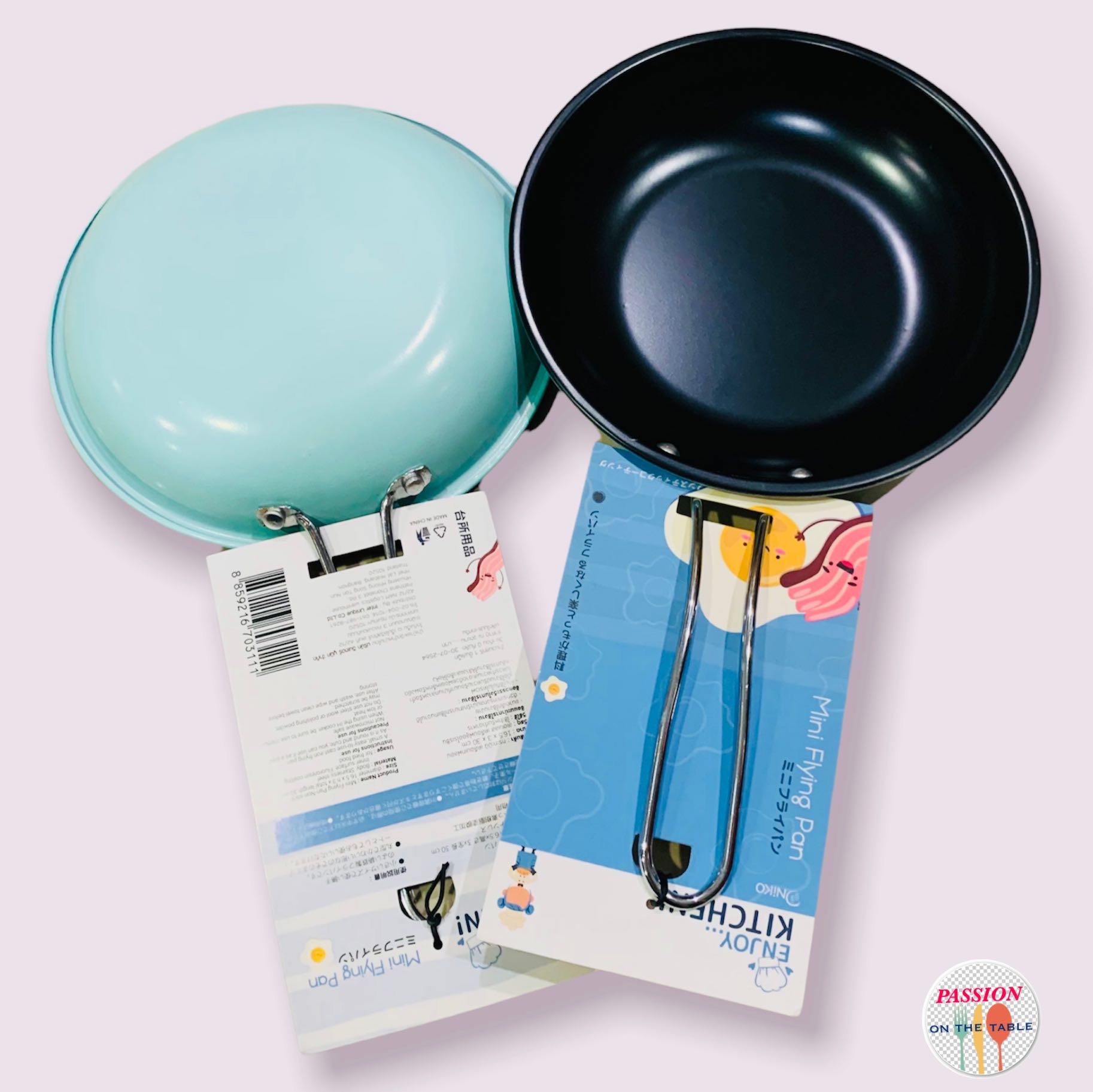 🍳🧊Mini Frying Pan🧊🍳 กระทะน้อยๆ สีฟ้า น่ารักสุดๆ 
