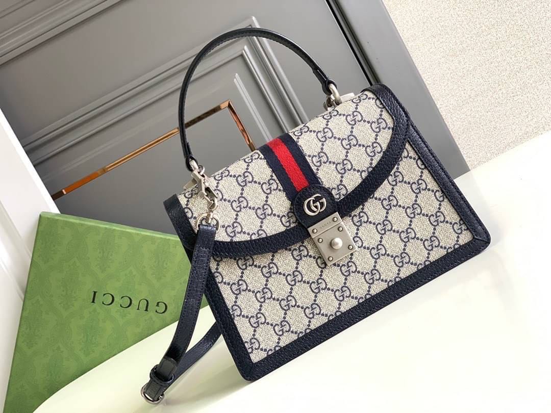 Gucci ophidia small top handle bag