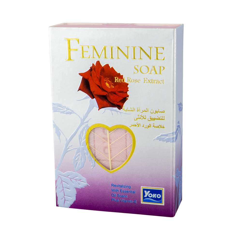 Yoko โยโกะ สบู่อนามัยเฉพาะที่ กลิ่นกุหลาบ 80g.