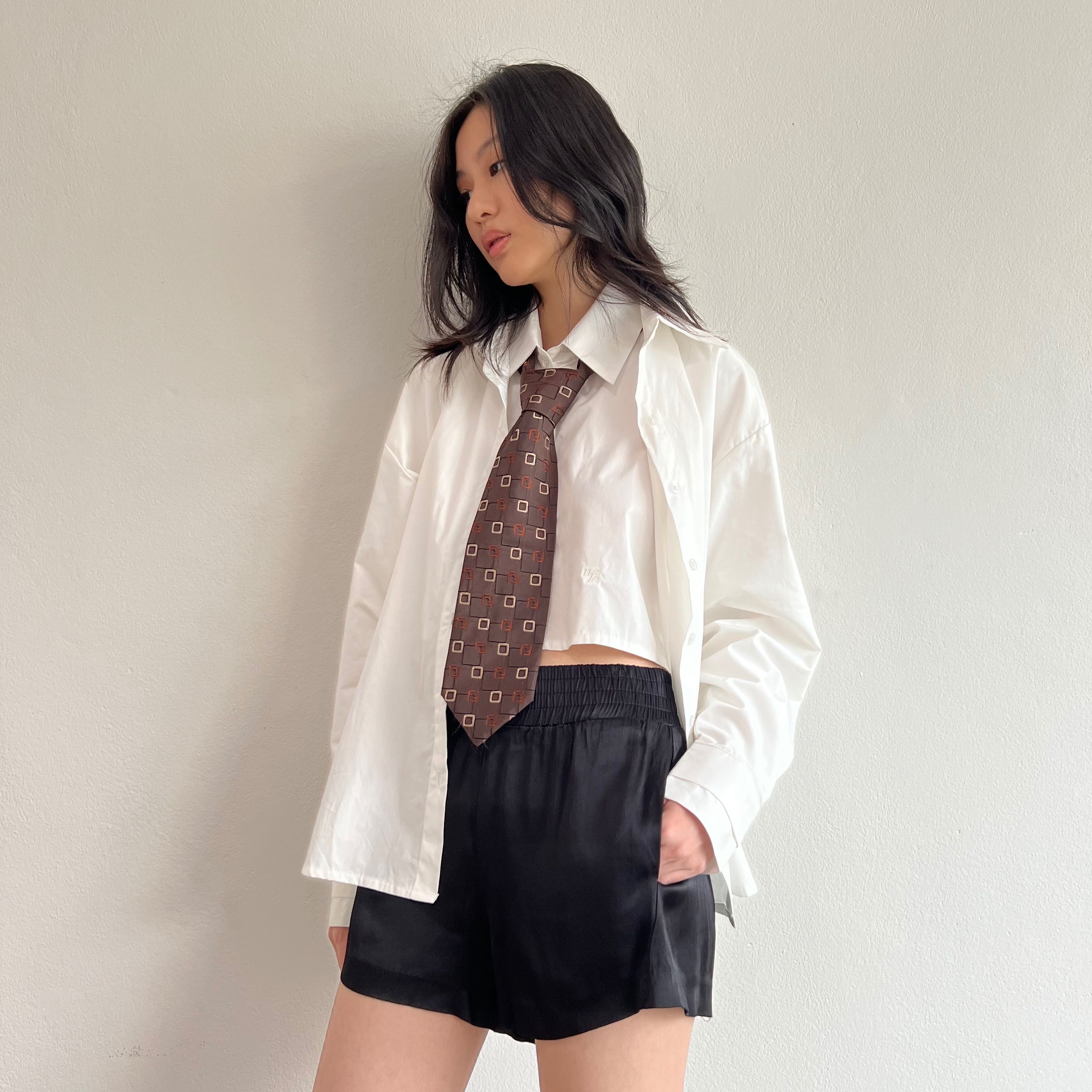 Kelly double layer shirt - White