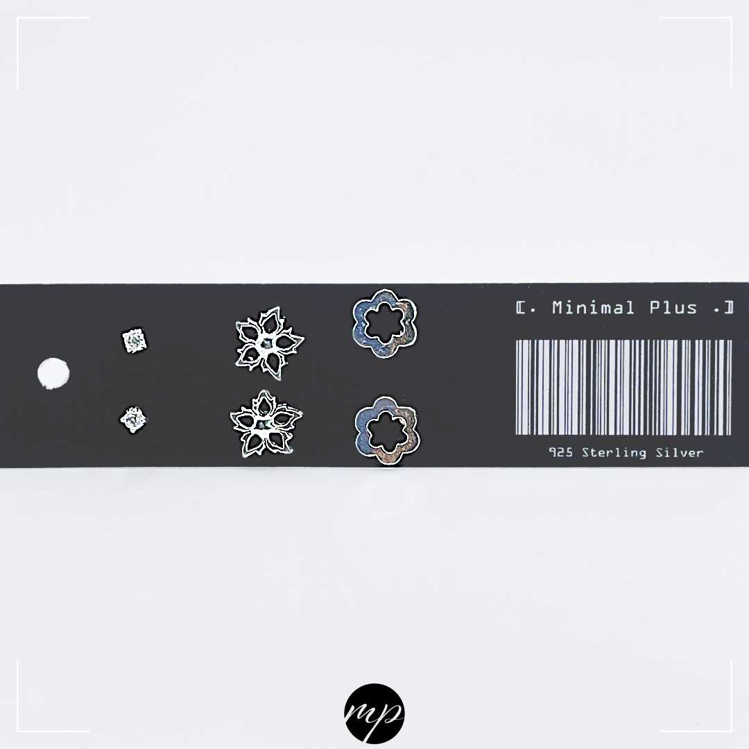 ต่างหูเงินแท้ จิ๋วจิ๋วเช็ต No.7 | MPTI-007