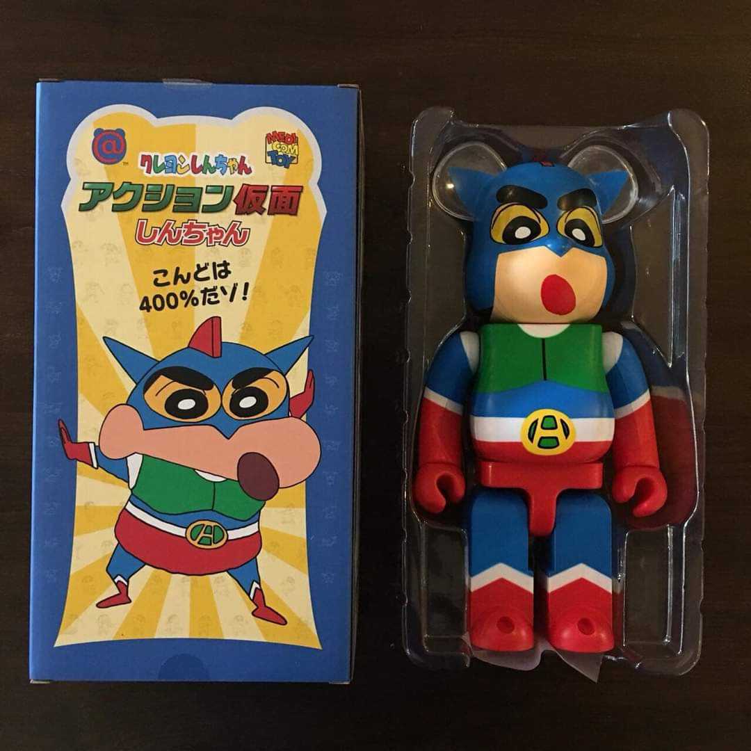 Be@rbrick Crayon Shinchan Action Kamen 400%