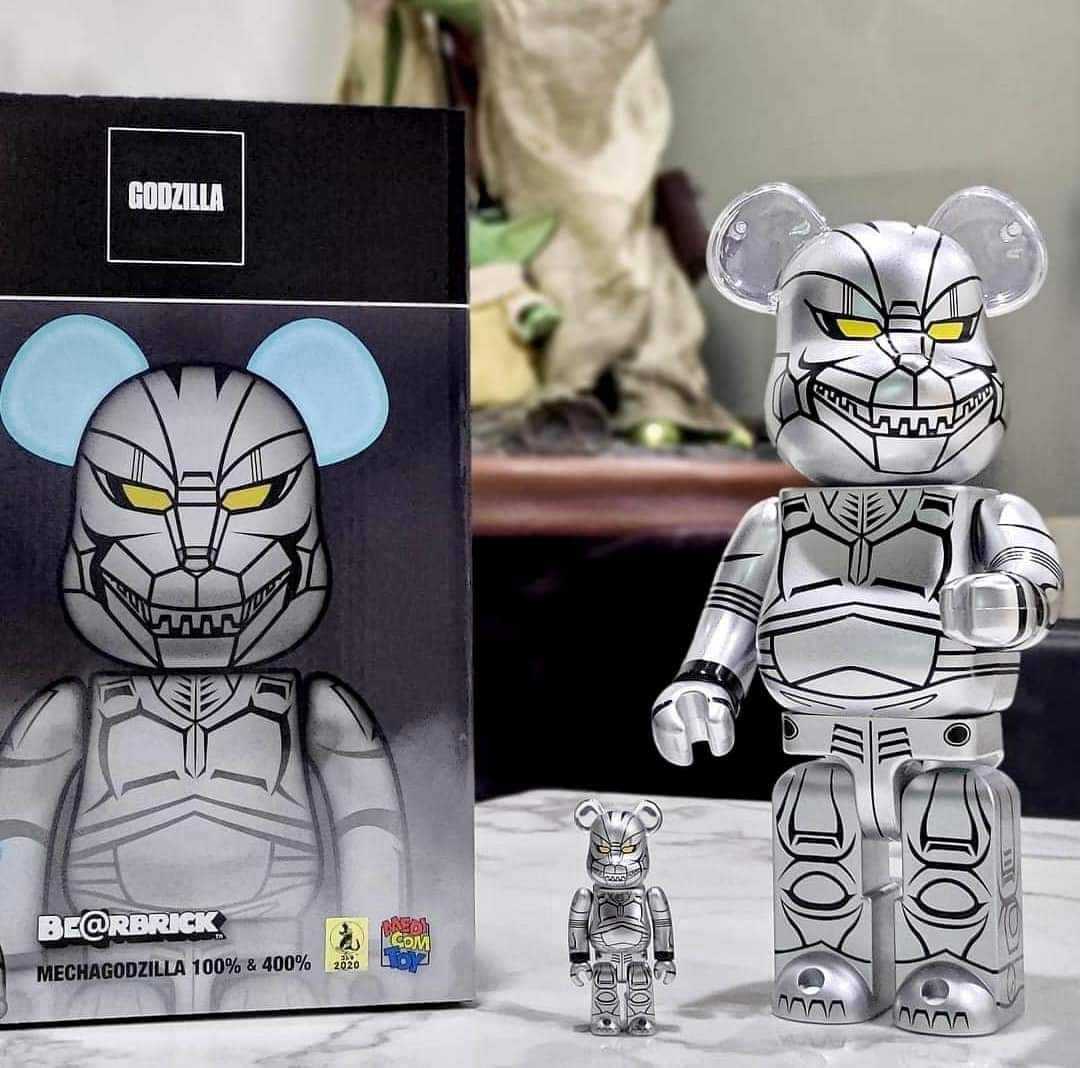 Be@rbrick Mecha Godzilla 100%+400%
