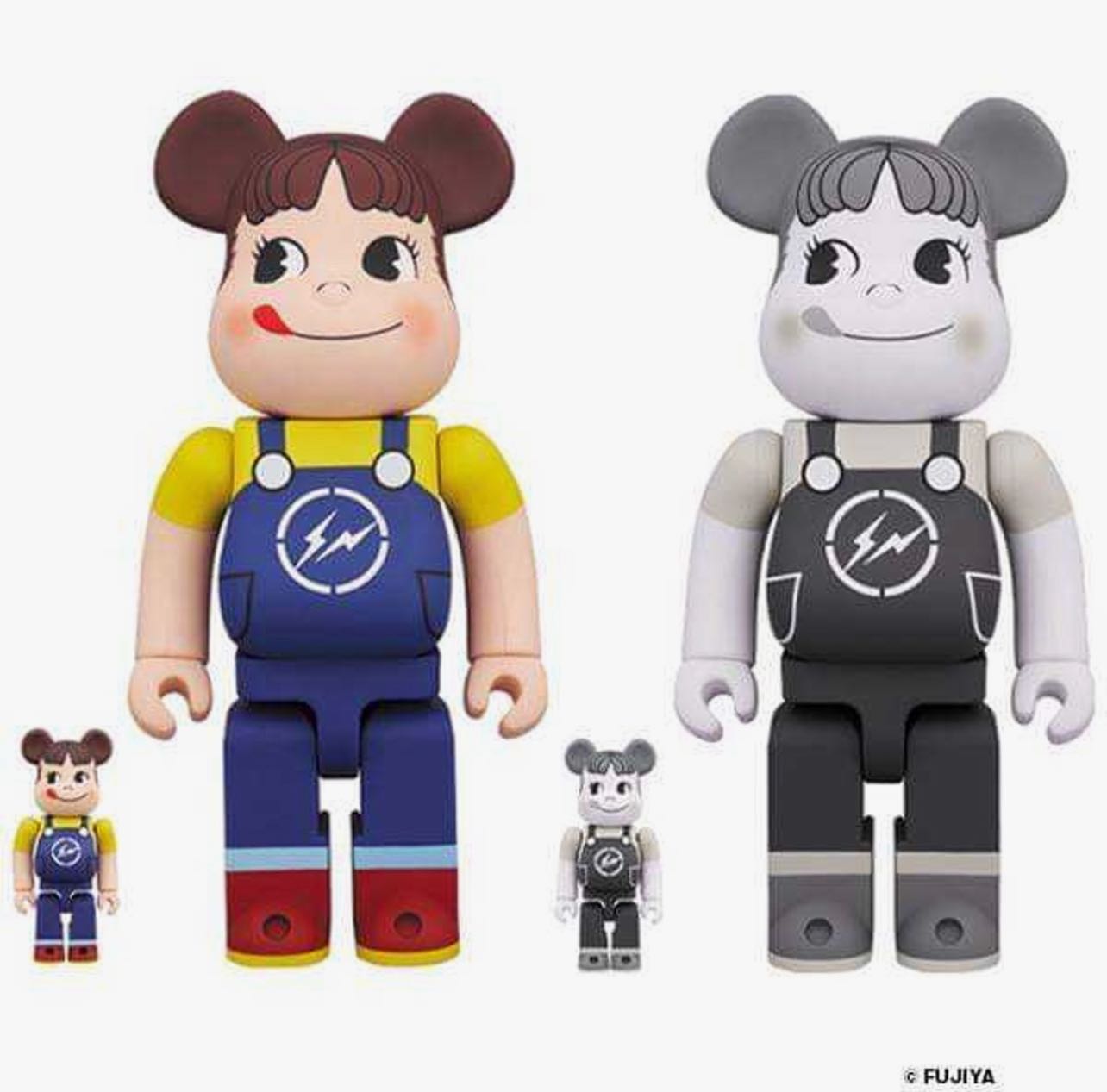 Bearbrick Peko Milky Conveni 100%+400% set