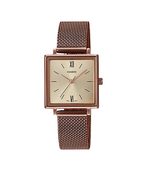 CASIO นาฬิกาคาสิโอ พร้อมส่ง นาฬิกาข้อมือ นาฬิกาของแท้ ประกันศูนย์ CMG 1 ปี รุ่น LTP-E155MR-9B