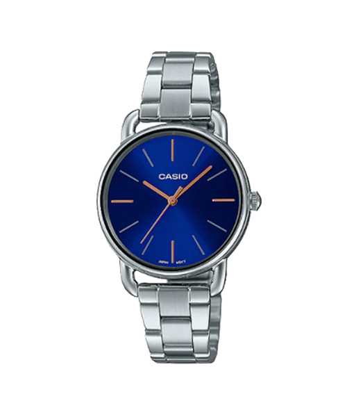 CASIO นาฬิกาคาสิโอ พร้อมส่ง นาฬิกาข้อมือ นาฬิกาของแท้ ประกันศูนย์ CMG 1 ปี รุ่น LTP-E412D-2A