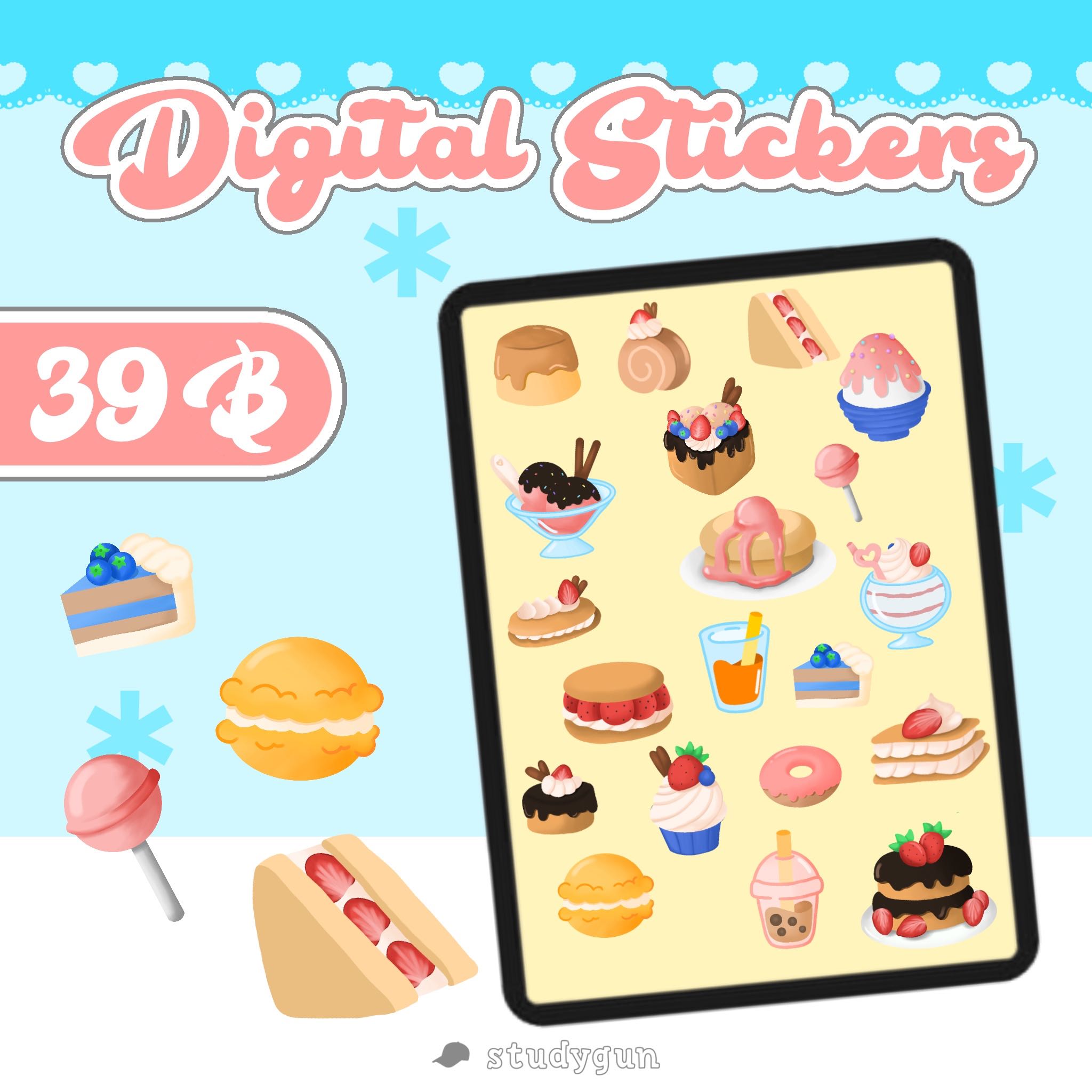 Digital sticker | Dessert 