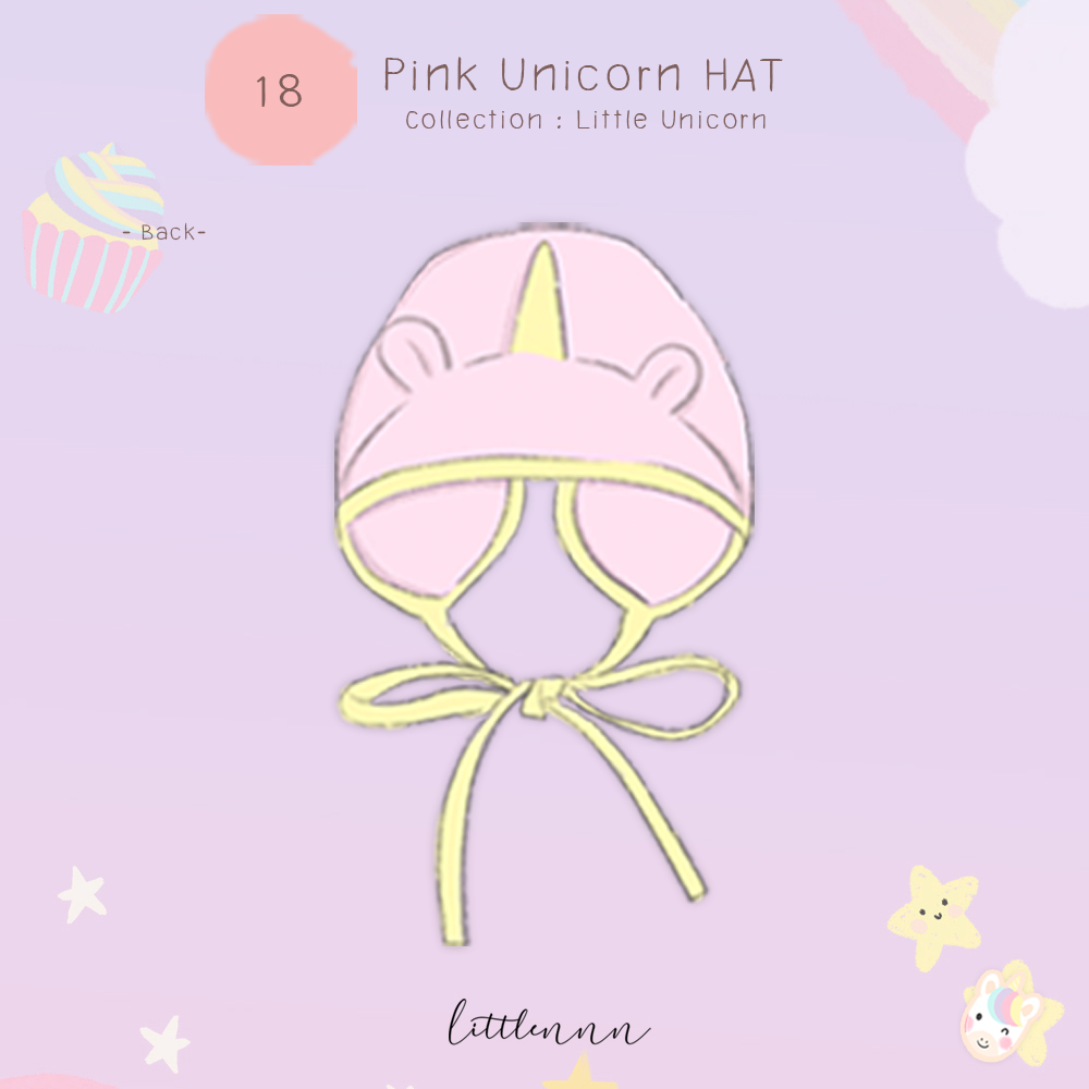 18 Pink Unicorn HAT