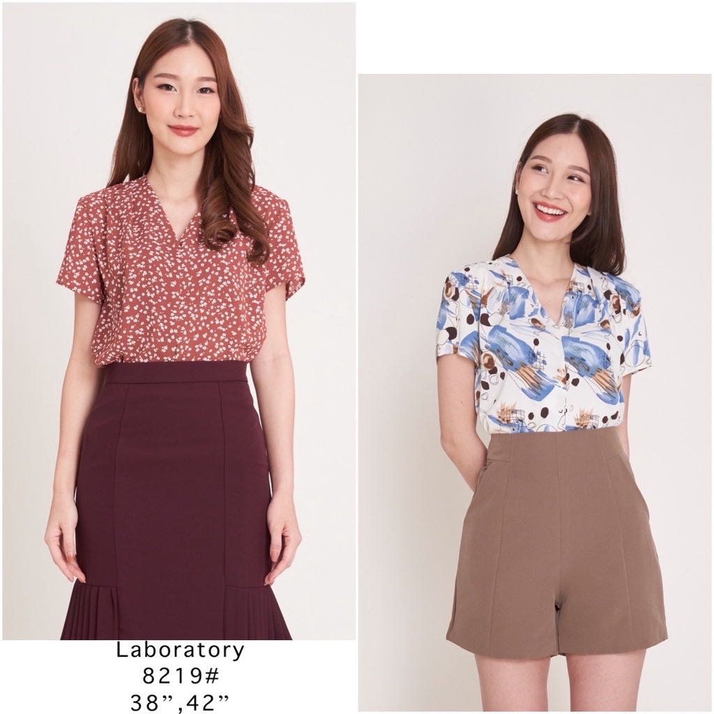 เสื้อ#8219 ผ้าลาย